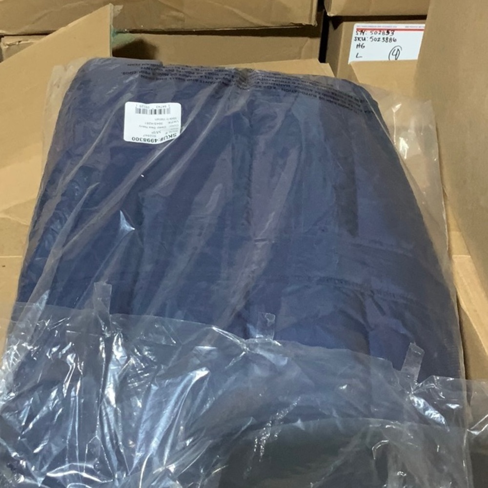 Lands’ End Women's 600 Down Winter Long Coat With Hood in Navy - Picture 8 of 8